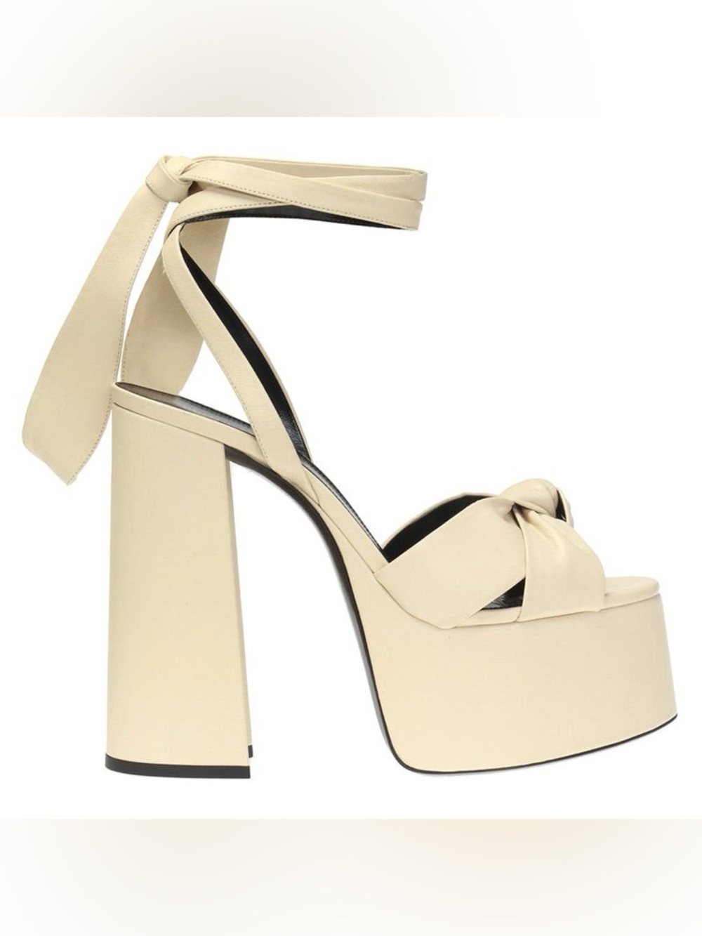 Saint Laurent Paige Platform lace-up sandals